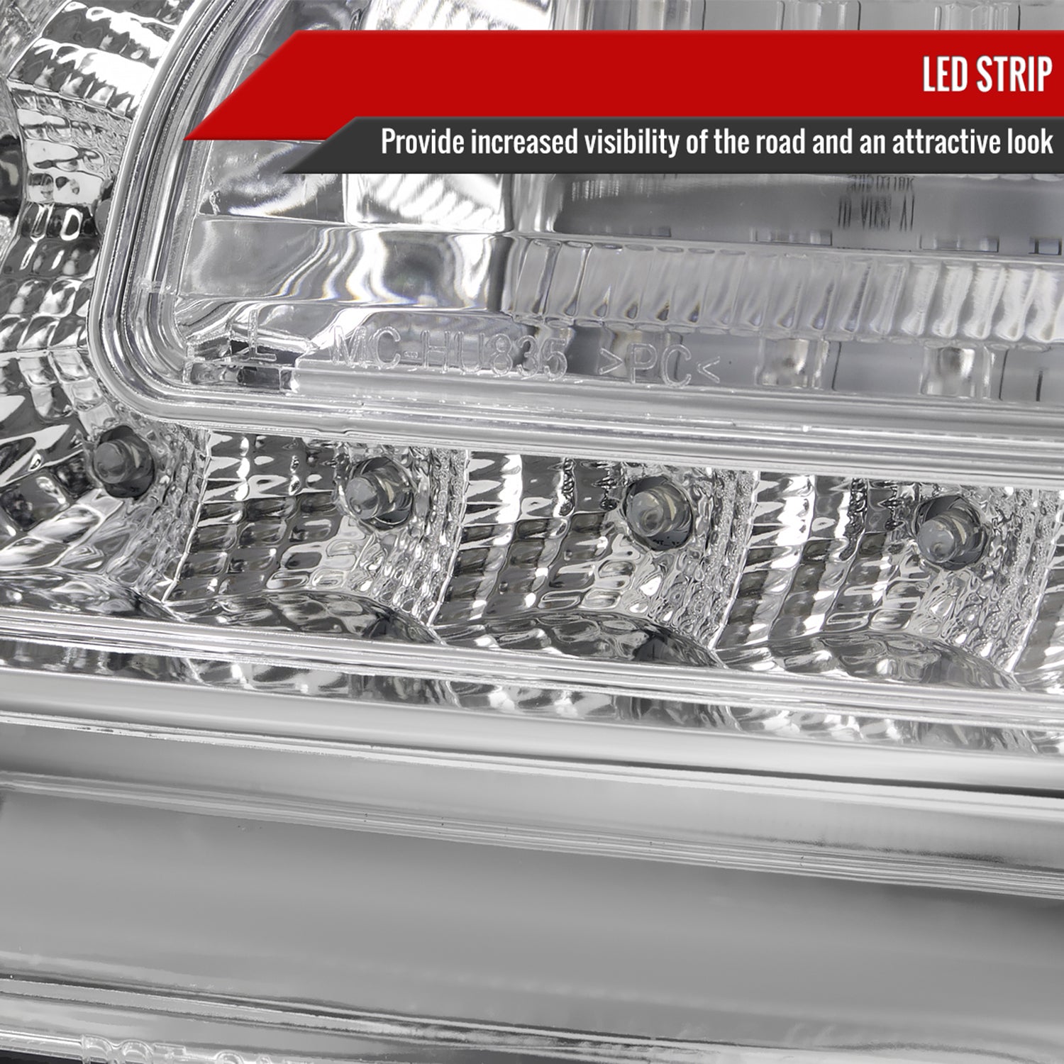 2005-2010 Chrysler 300 Base/LX/Touring Headlights LED Light&LED Signal Chrome