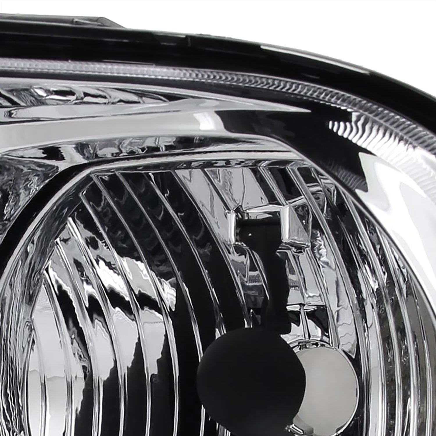 2005-2009 Ford Mustang Factory Style Headlights Chrome Housing/Clear Lens