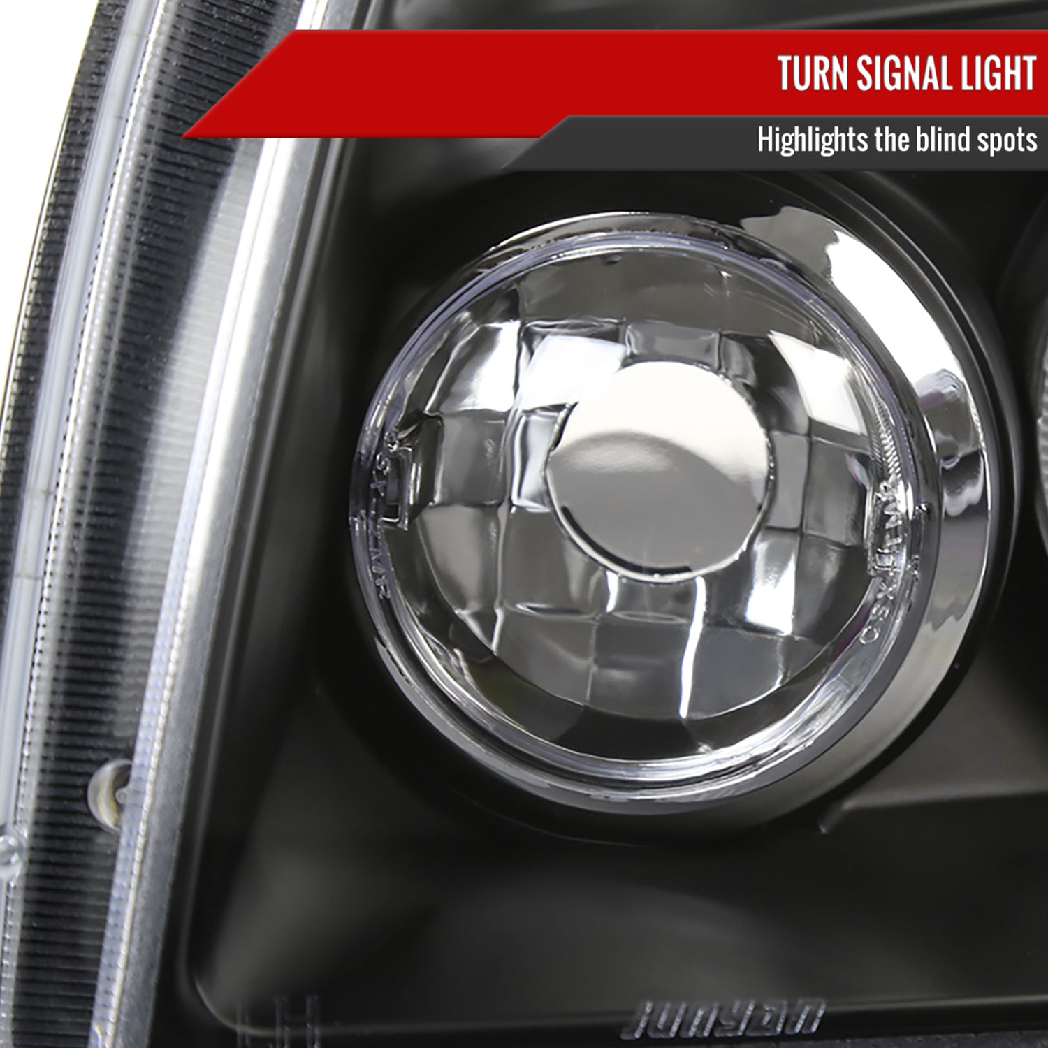 2005-2007 Dodge Magnum Dual Halo Projector Headlights Matte Black/Clear Lens