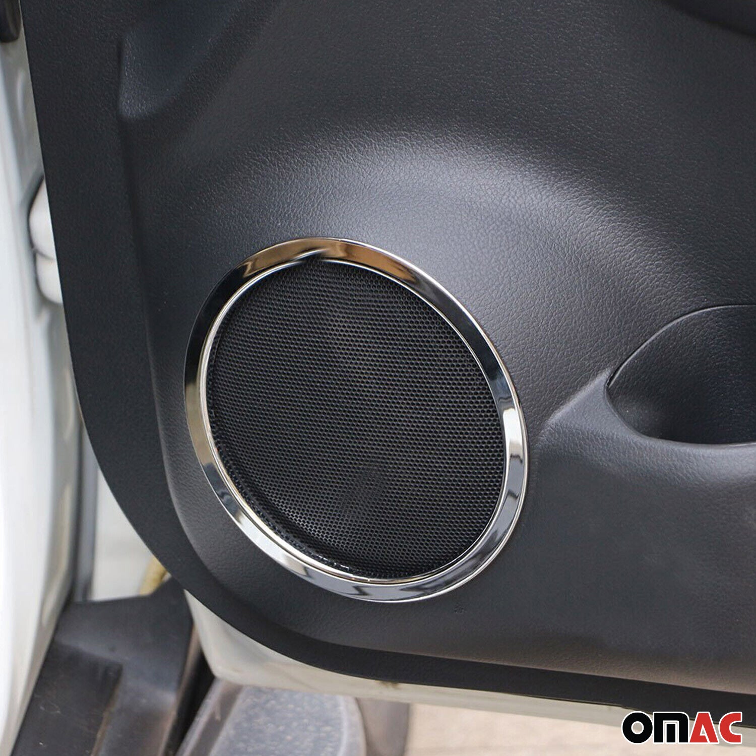 2014-2020 Nissan Rogue Speaker Audio Surround Trim Stainless Steel Silver 4 Pcs