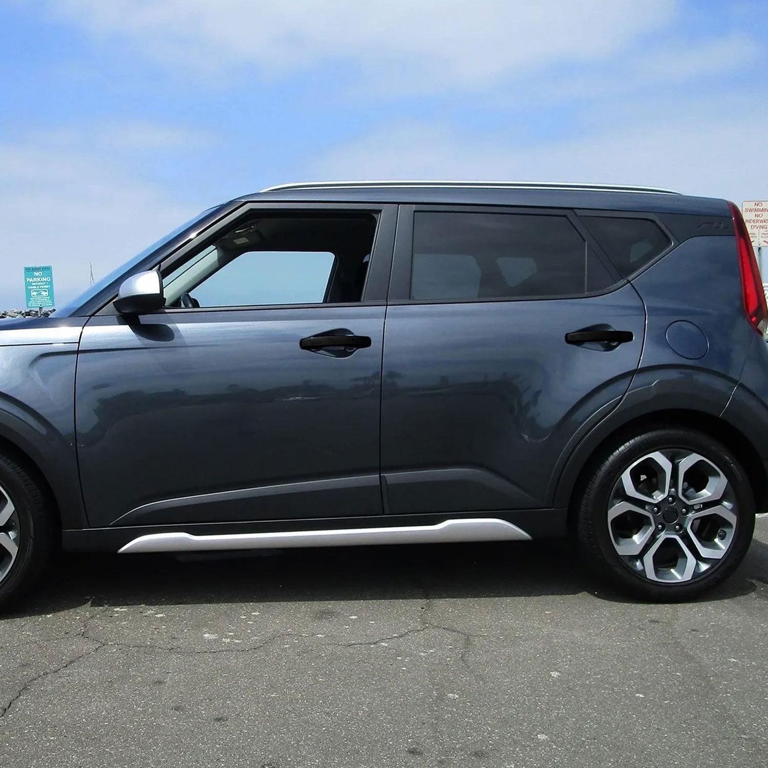 2020-2023 Kia Soul EV Door Handle Cover Gloss Black 5Pcs ABS Plastic