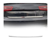 2012-2015 Audi A6 C7 Pre-FL Sedan Rear Trunk Molding Trim Stainless Steel
