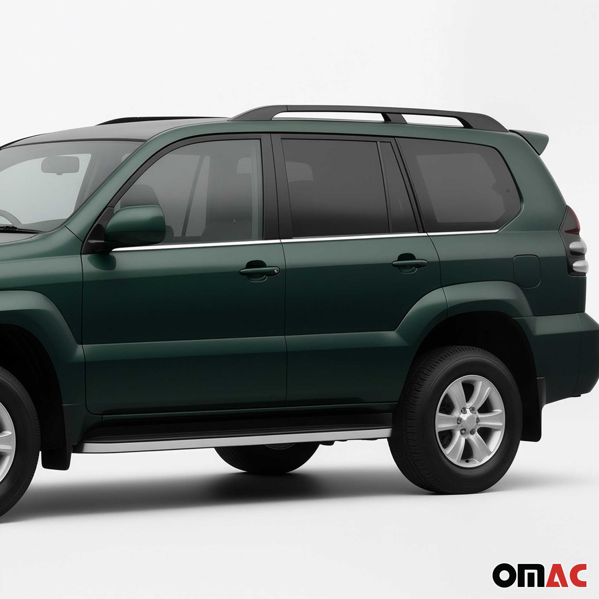 2003-2009 Toyota Land Cruiser Prado Window Molding Trim Streamer Stainless Steel 6x