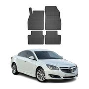 2008-2017 Opel insignia Floor Mats Liners Full Set All Weather Rubber Black