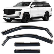Clim Art Wind Deflectors for Cadillac Escalade Chevy Tahoe 2021-2026 Dark Smoke