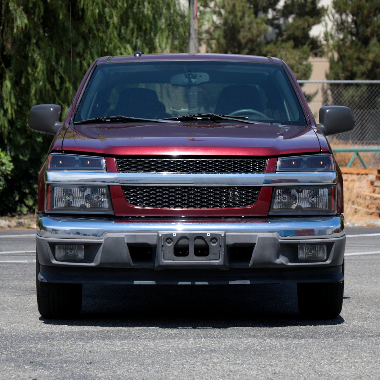 2004-2012 Chevy Colorado/ Canyon/ I-Series Headlights&Corner Lights Pair Black