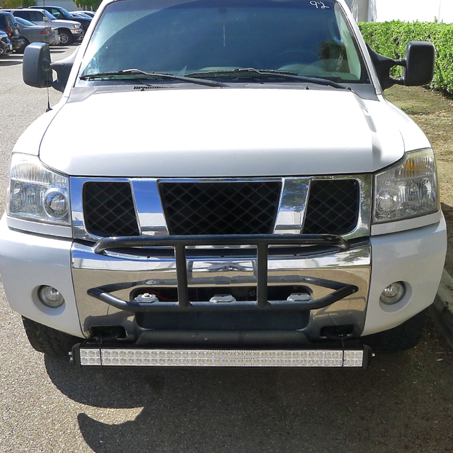 Universal Off Road 6000K Flood/Spot Beam 180W 60-LED Fog Light Lamp Bar Alu