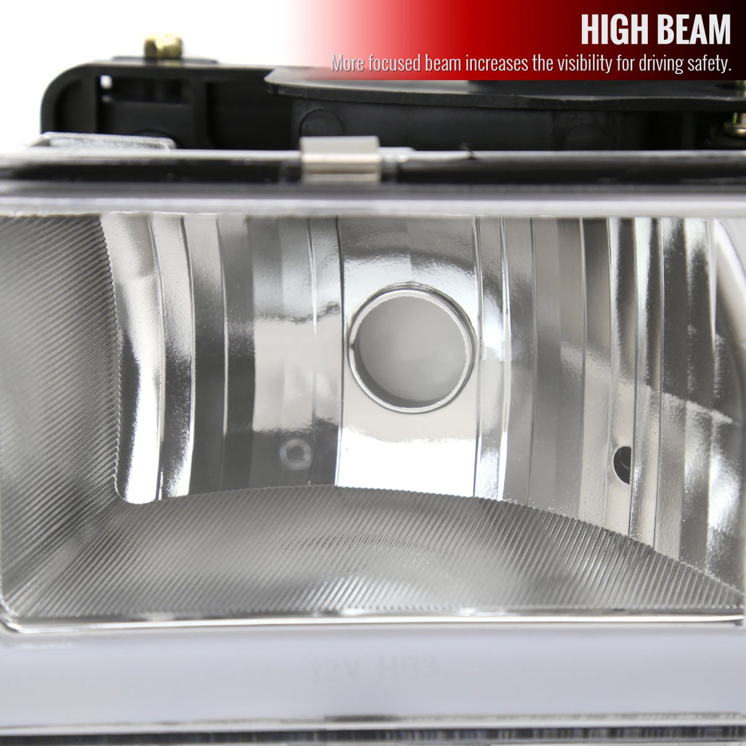 1988-1998 Chevy C/K C10/Tahoe/Sierra/Yukon/Suburban LED Headlights Chrome