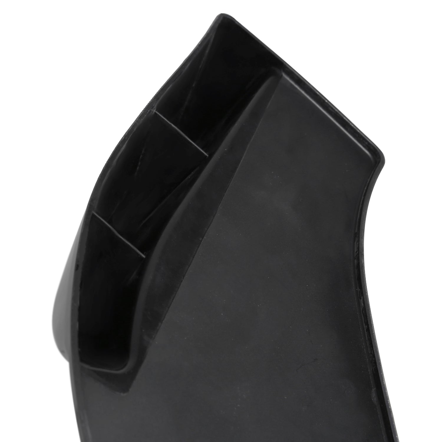 Universal Glossy Black Polypropylene 3Pcs Bumper Lip Spoiler Splitter