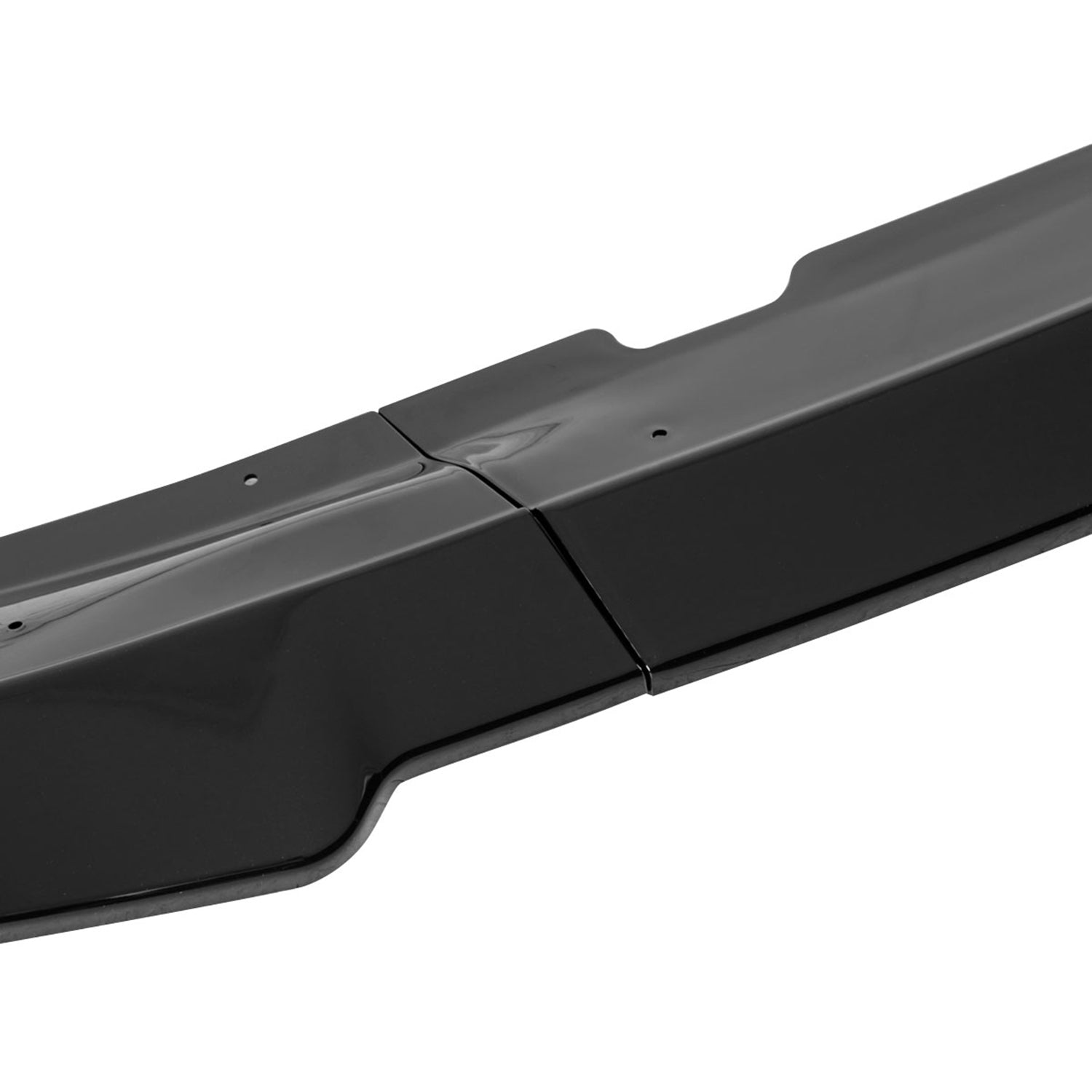 2011-2014 Dodge Charger Glossy Black 3Pcs Front Bumper Lip Splitter Kit