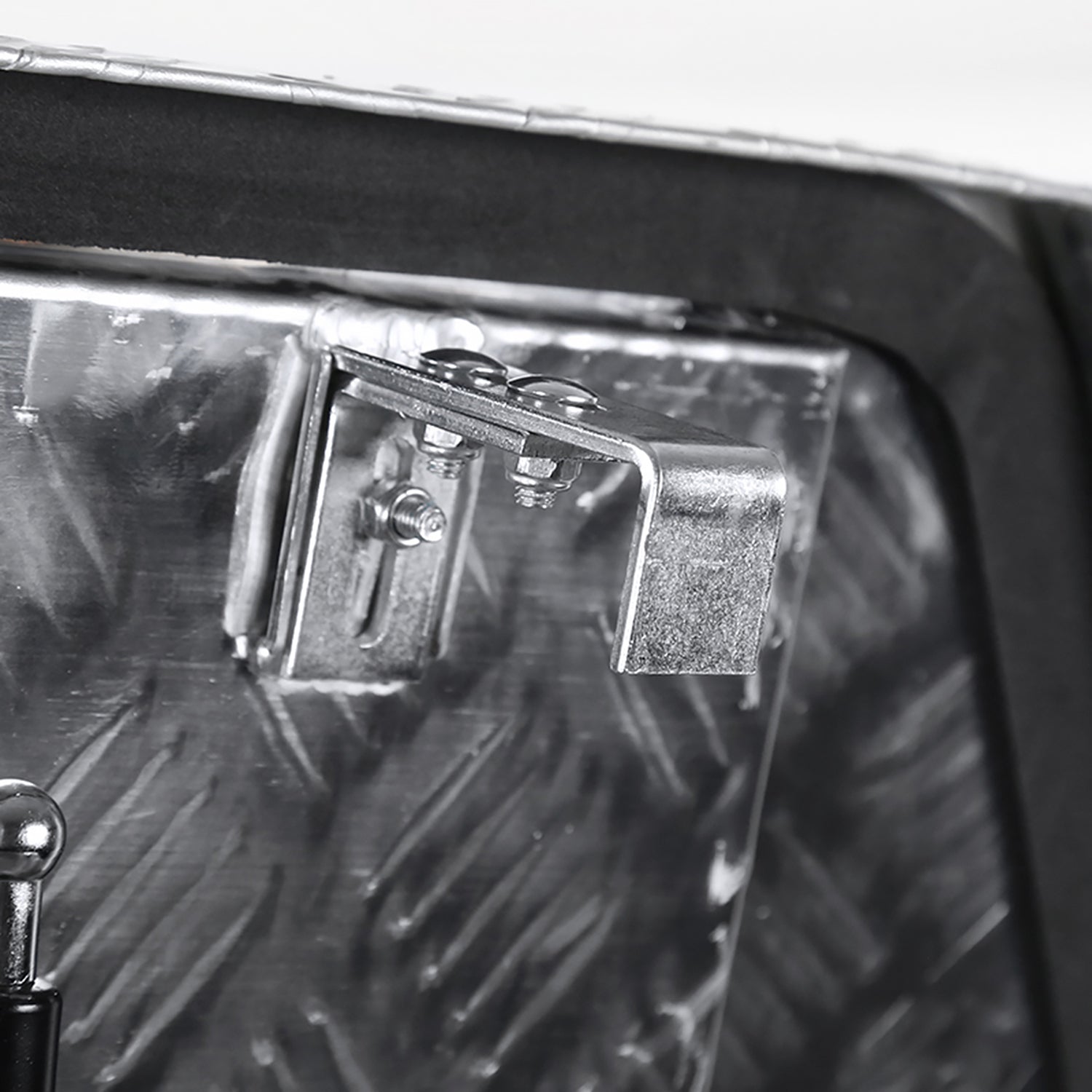 Universal 15~29" Silver Heavy Duty Truck Trailer Tongue Tool Box w/ Lock & Keys