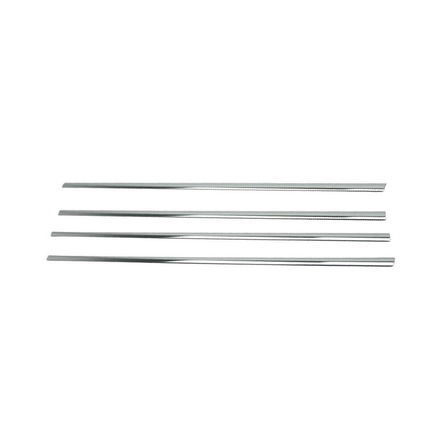 2011-2015 Chevrolet Aveo Sedan Window Molding Trim Streamer Stainless Steel Silver 4x