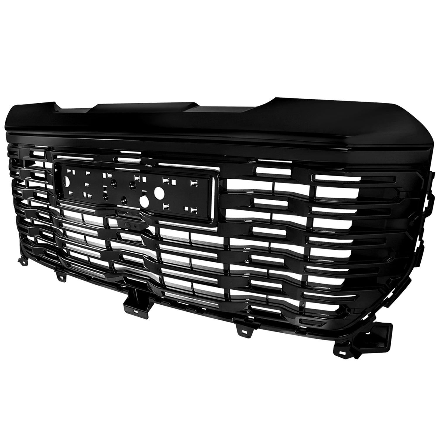 2022-2024 GMC Sierra 1500 Glossy Denali Style Front Upper Mesh Hood Grille