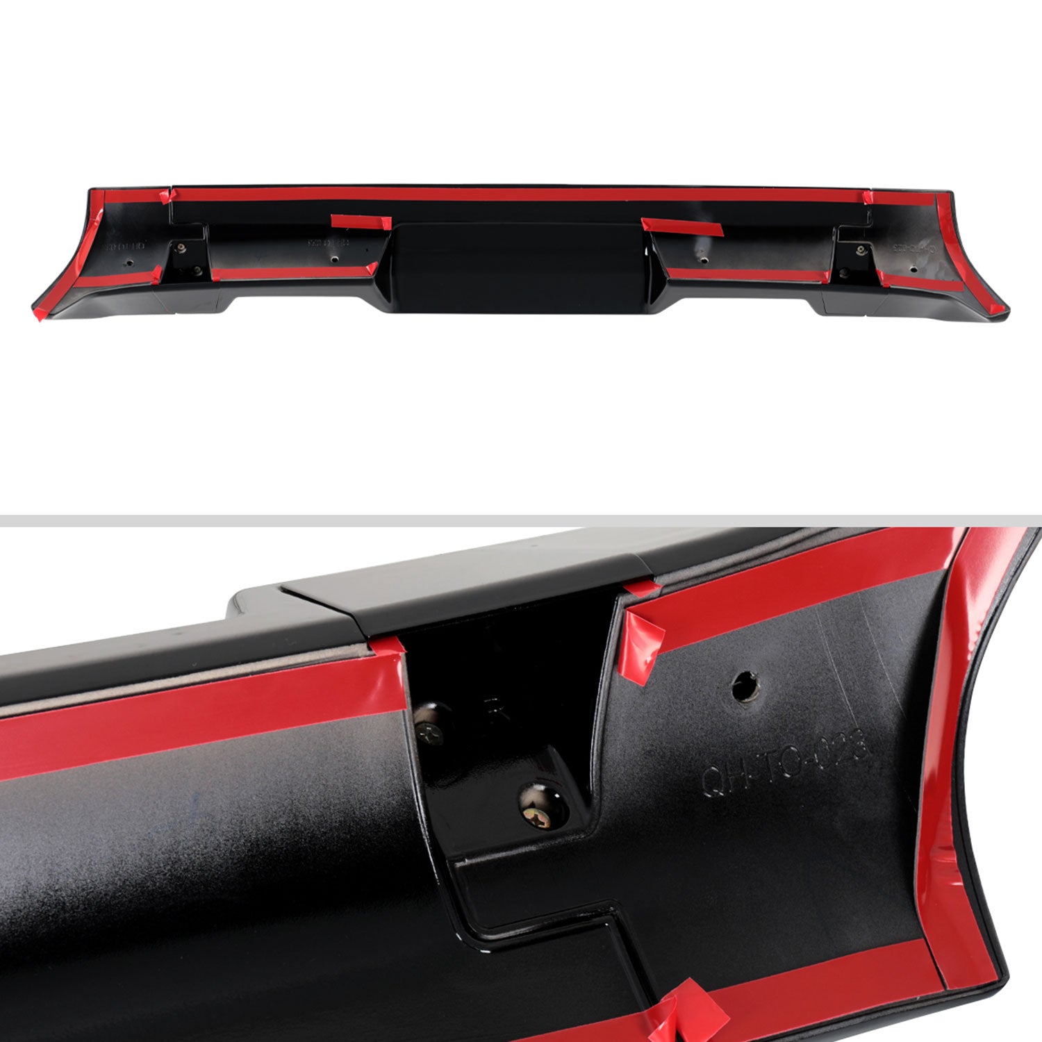 2014-2021 Toyota Tundra Rear Roof Glossy Black Truck Spoiler Wing Kit