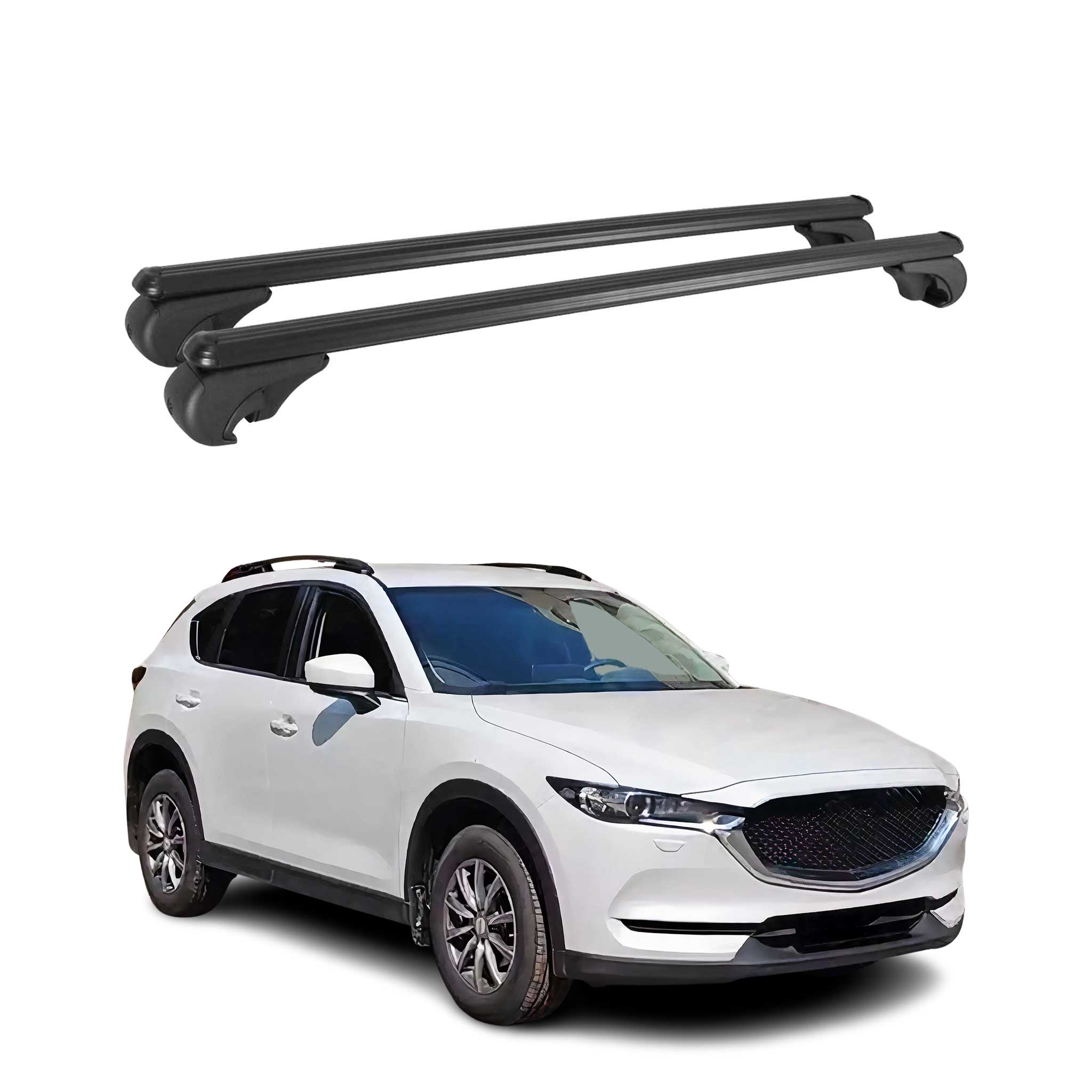 2017-2025 Mazda CX-5 Roof Rack Cross Bars Black