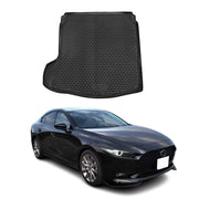2019-2025 Mazda 3 Sedan Cargo Liner Trunk Mat All Weather Black