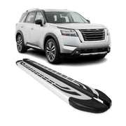 2022-2025 Nissan Pathfinder Nerf Bar Side Step Running Board Silver 2 Pcs