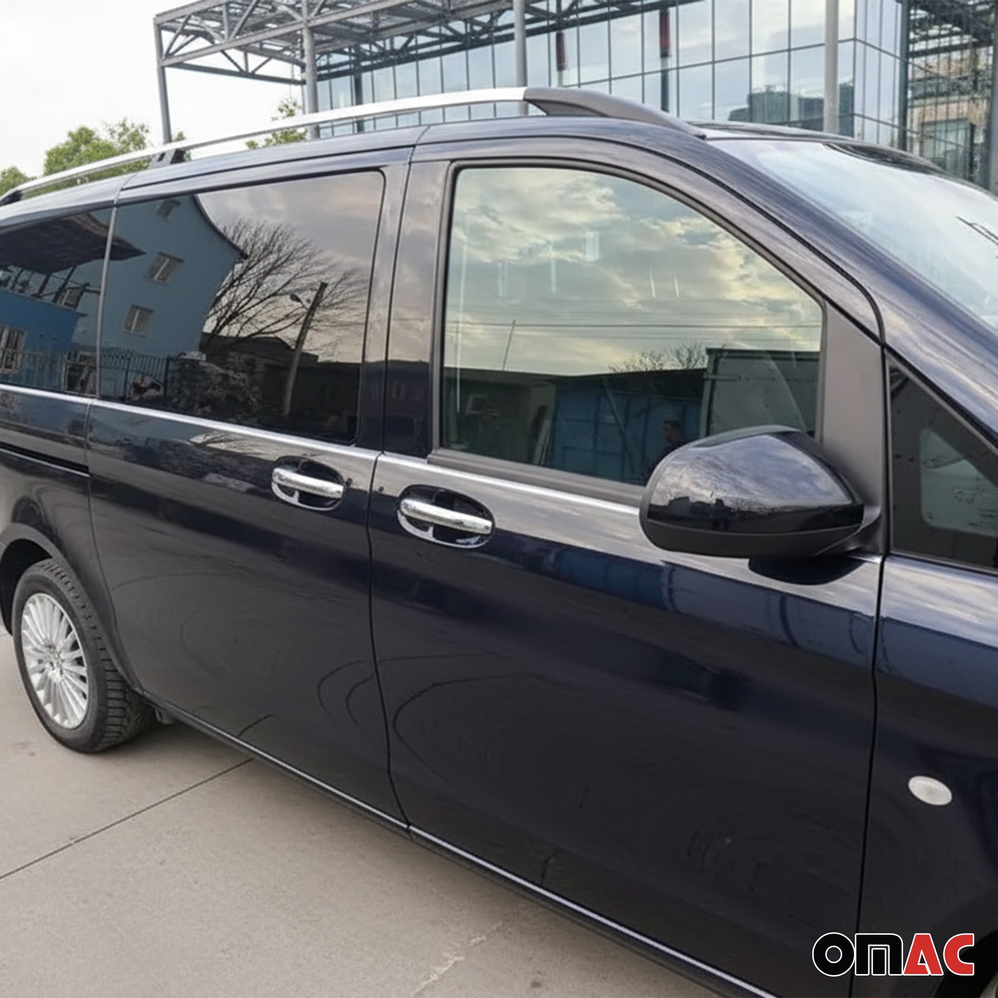 2016-2024 Mercedes Metris Car Door Handle Cover Protector Keyless Stainless Steel 6x