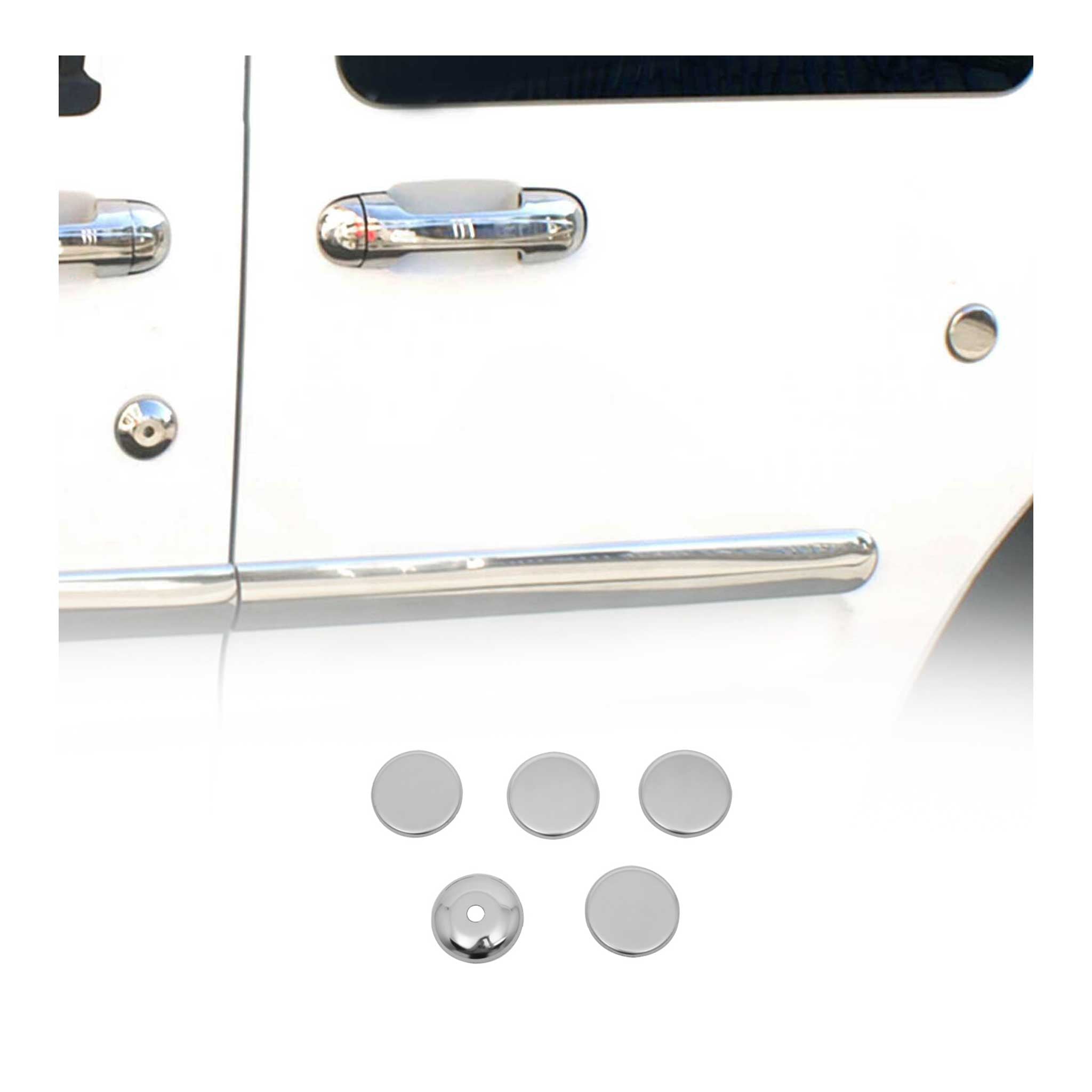 2010-2013 Ford Transit Connect Car Door Handle Cover Protector Stainless Steel 5 Pcs