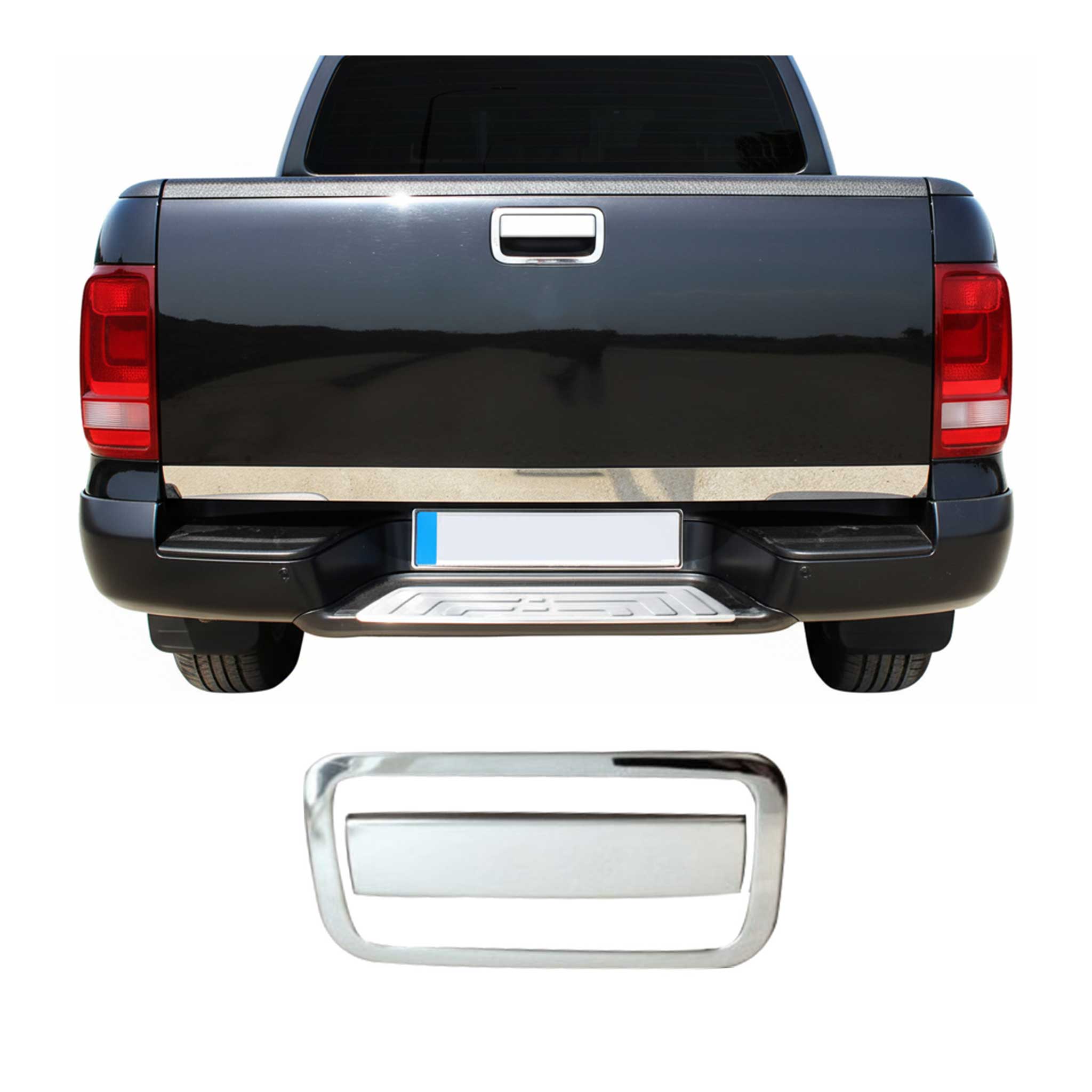 2010-2016 VW Amarok Car Door Handle Cover Protector Stainless Steel Chrome 2 Pcs