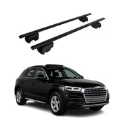 2018-2025 Audi Q5 SQ5 Roof Rack Cross Bars Silver Luggage Carrier 2 Pcs