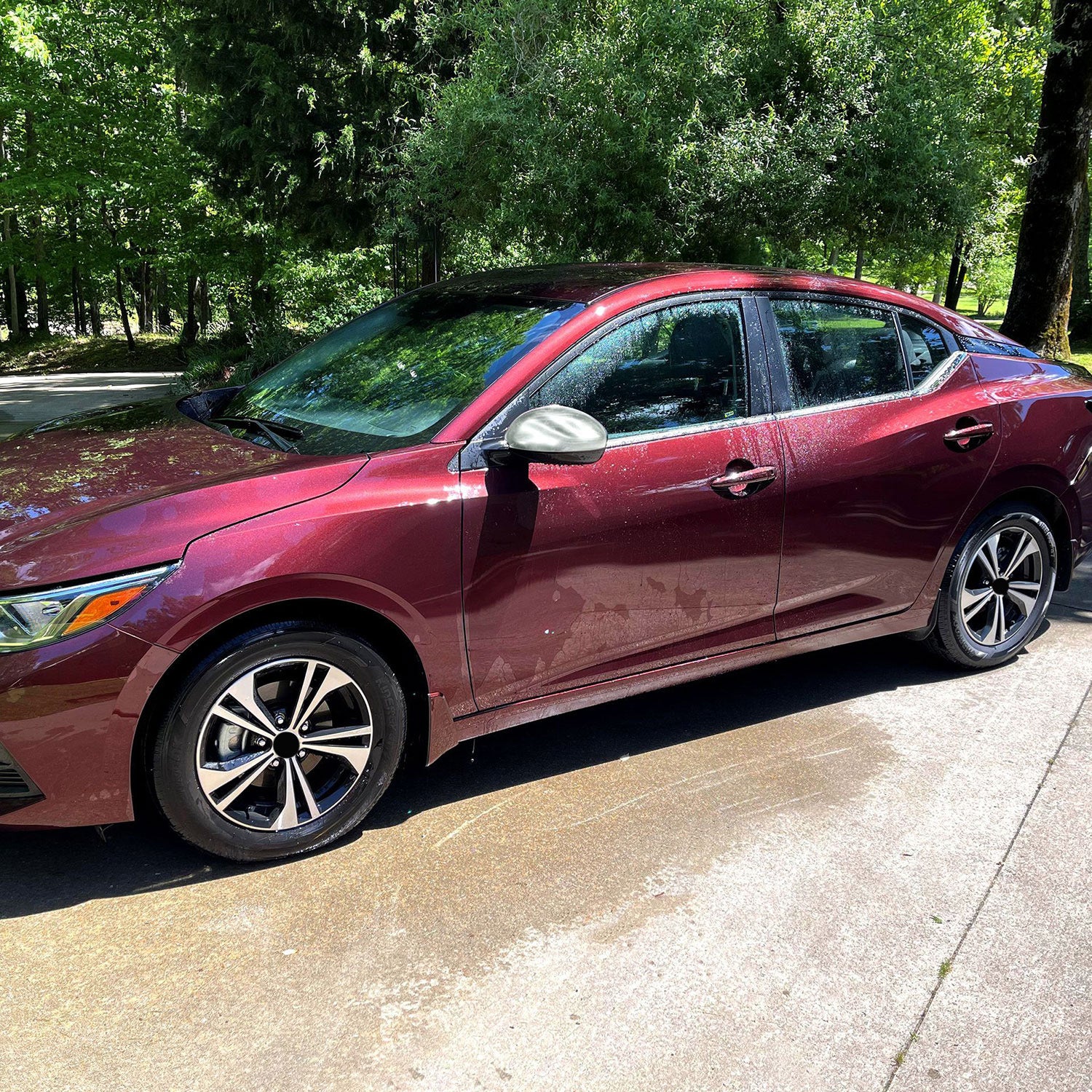 2020-2025 Nissan Sentra Mirror Cover Caps Chrome 2Pcs ABS Plastic