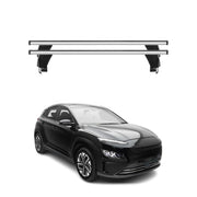 2019-2023 Hyundai Kona EV Roof Rack Cross Bars Silver