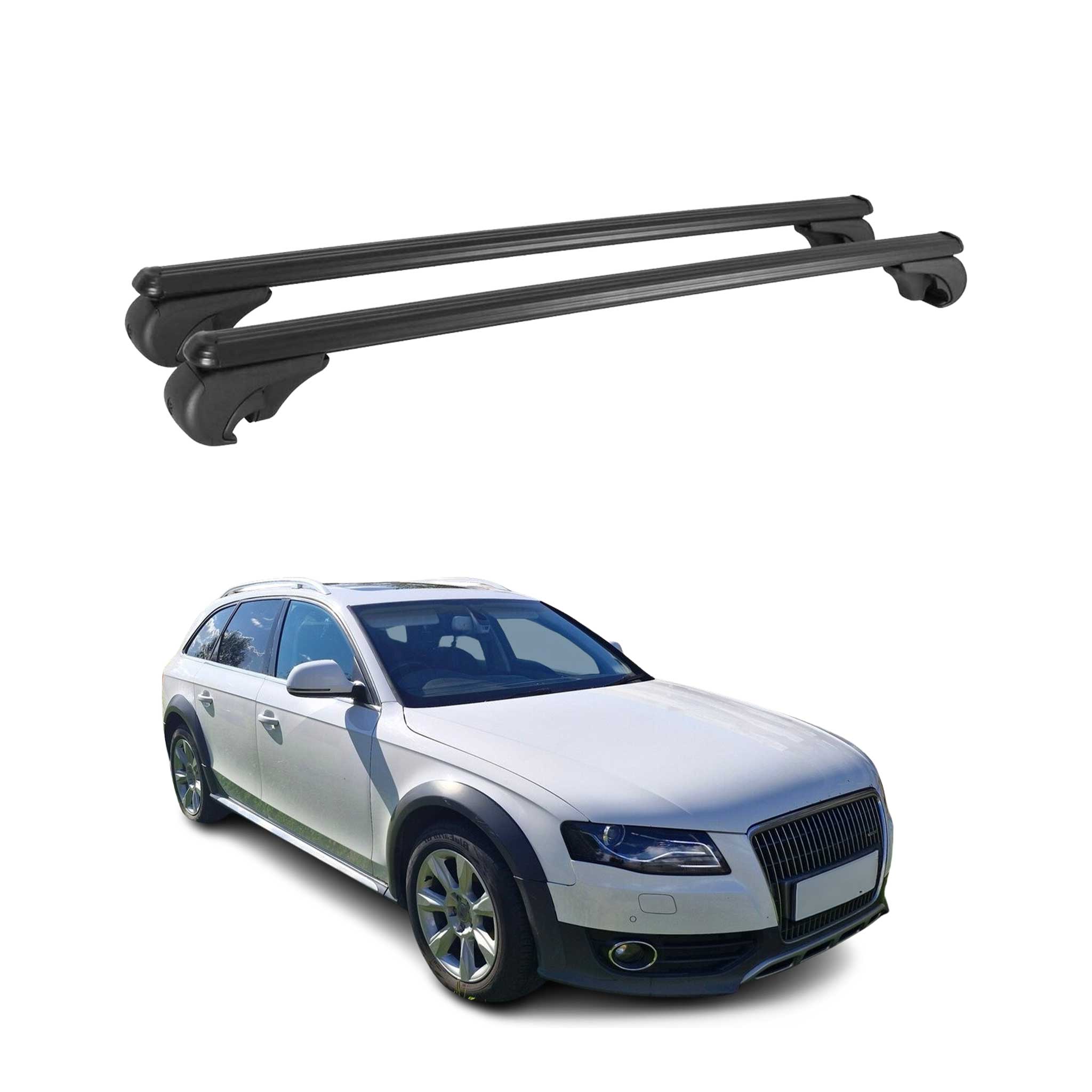 2013-2015 Audi A4 Allroad Roof Rack Cross Bars Luggage Carrier 2 Pcs