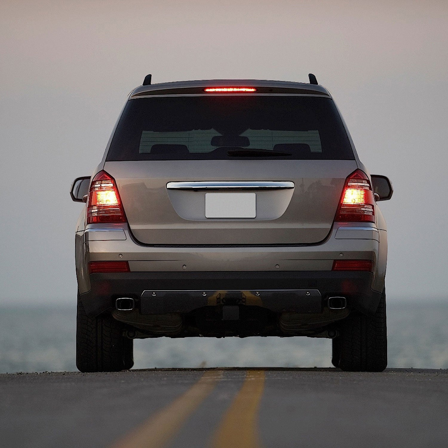 2007-2009 Mercedes Benz X164 GL320/GL350/GL450 Chrome Steel Skid Plate Kit
