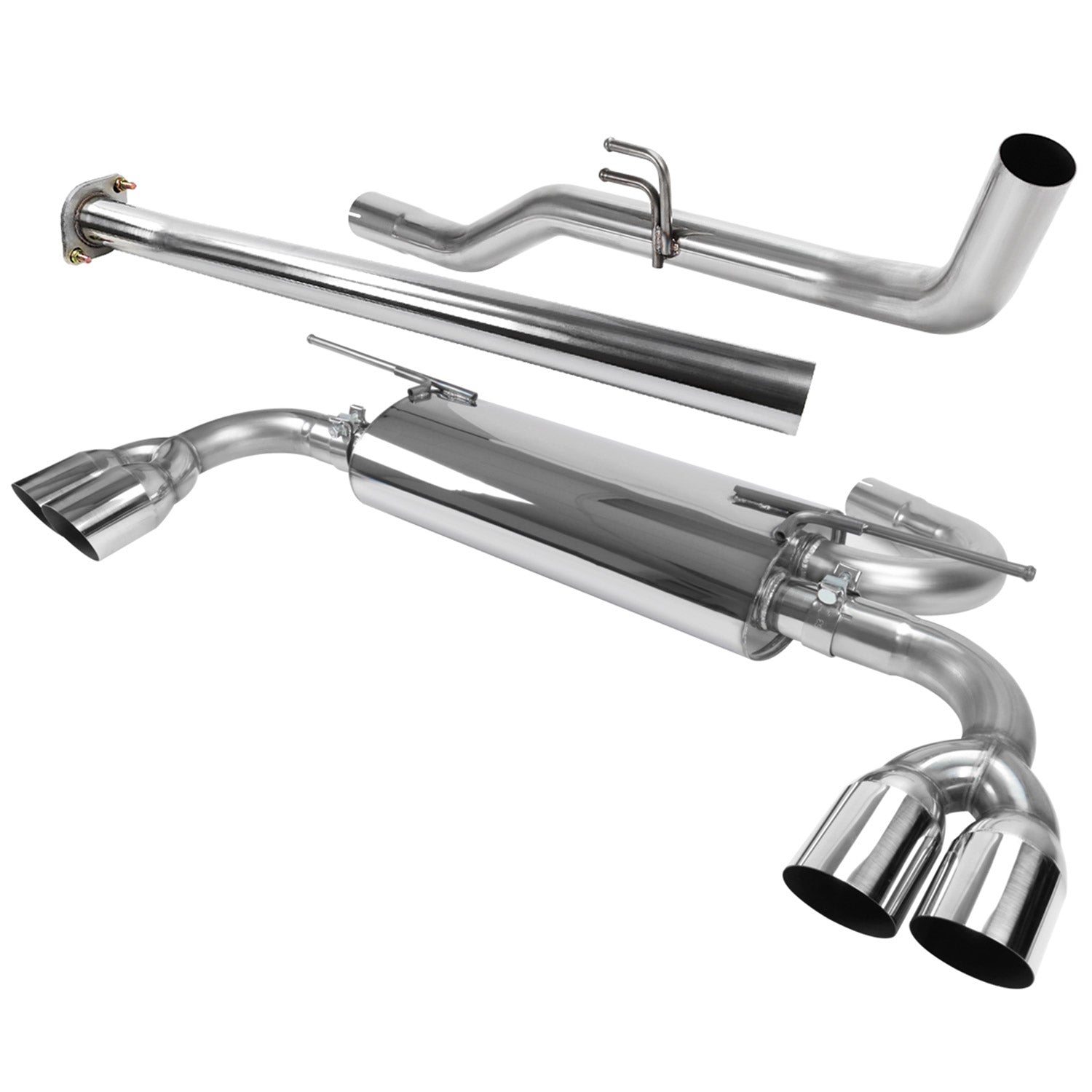 2009-2014 Hyundai Genesis Coupe 2.0T Catback Exhaust System w/ Quad Tips