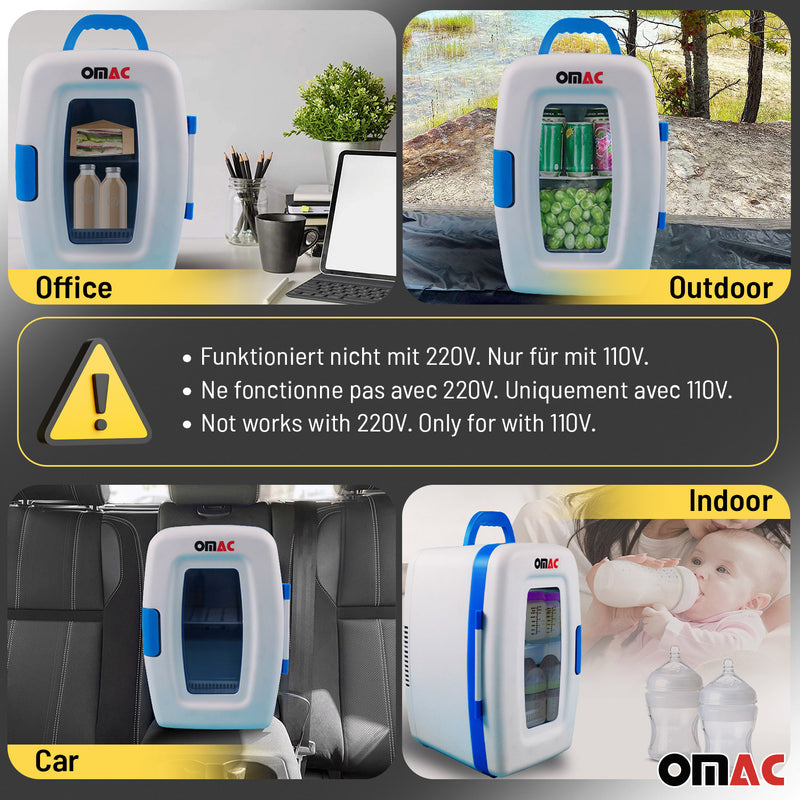 10L Portable Cooler and Warmer Car Refrigerator Outdoor 12V Mini Camping Fridge