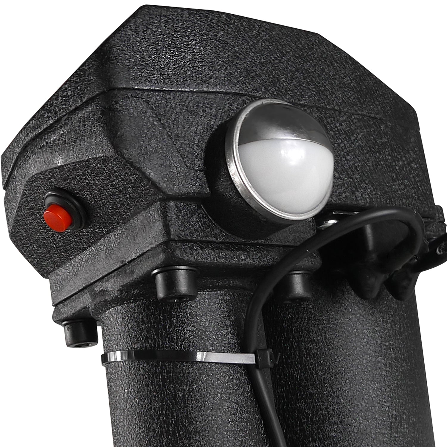 3500LB Universal 12V Electric Tongue Jack for RV Trailer & Camper LED Side Light