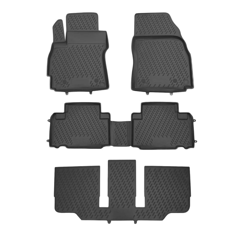 2012-2015 Mazda 5 Floor Mats Liners Full Set All Weather Black