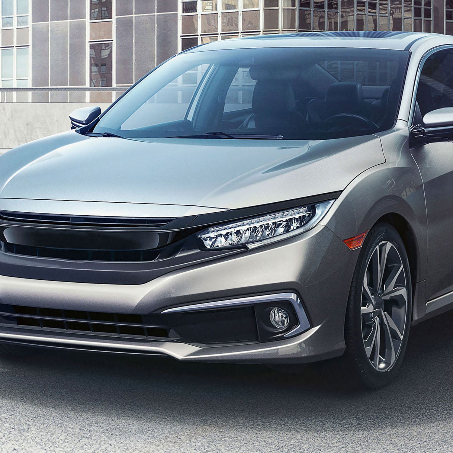 2019-2020 Honda Civic Sedan/Coupe H8 Fog Lights Kit Chrome/Clear Lens