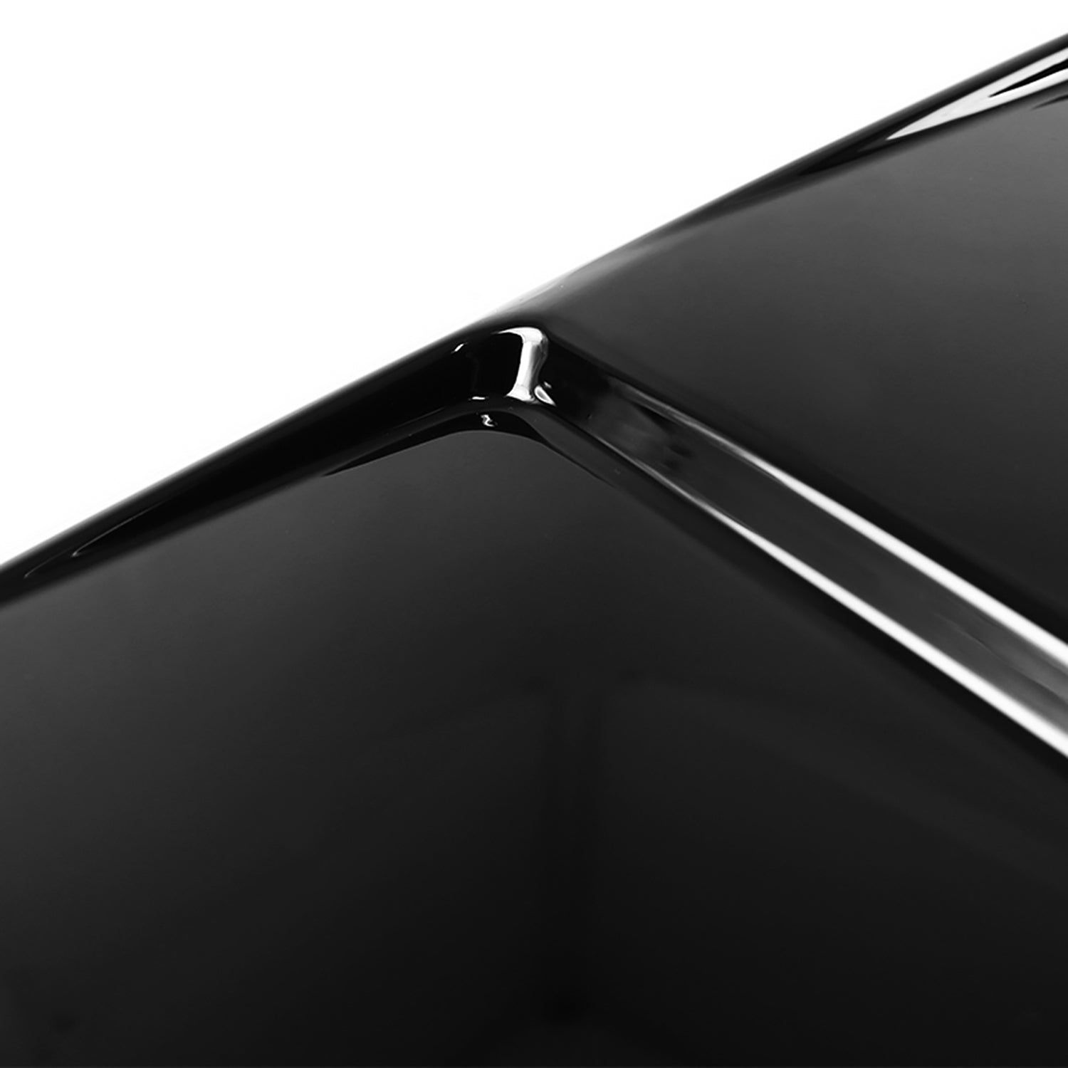 2015-2018 Ford Mustang Glossy Black ABS Quarter Side Window Louvers Vent