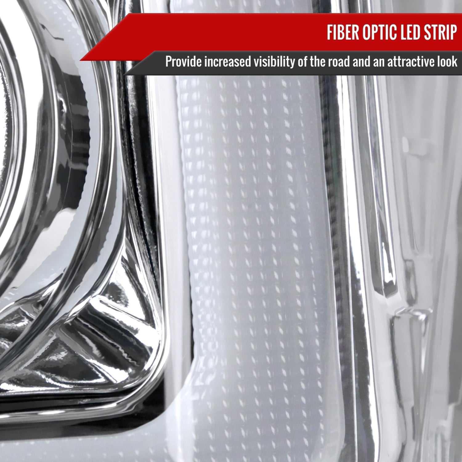 2008-2010 Ford F-250/350/450/550 Super Duty Headlights LED Signal Chrome