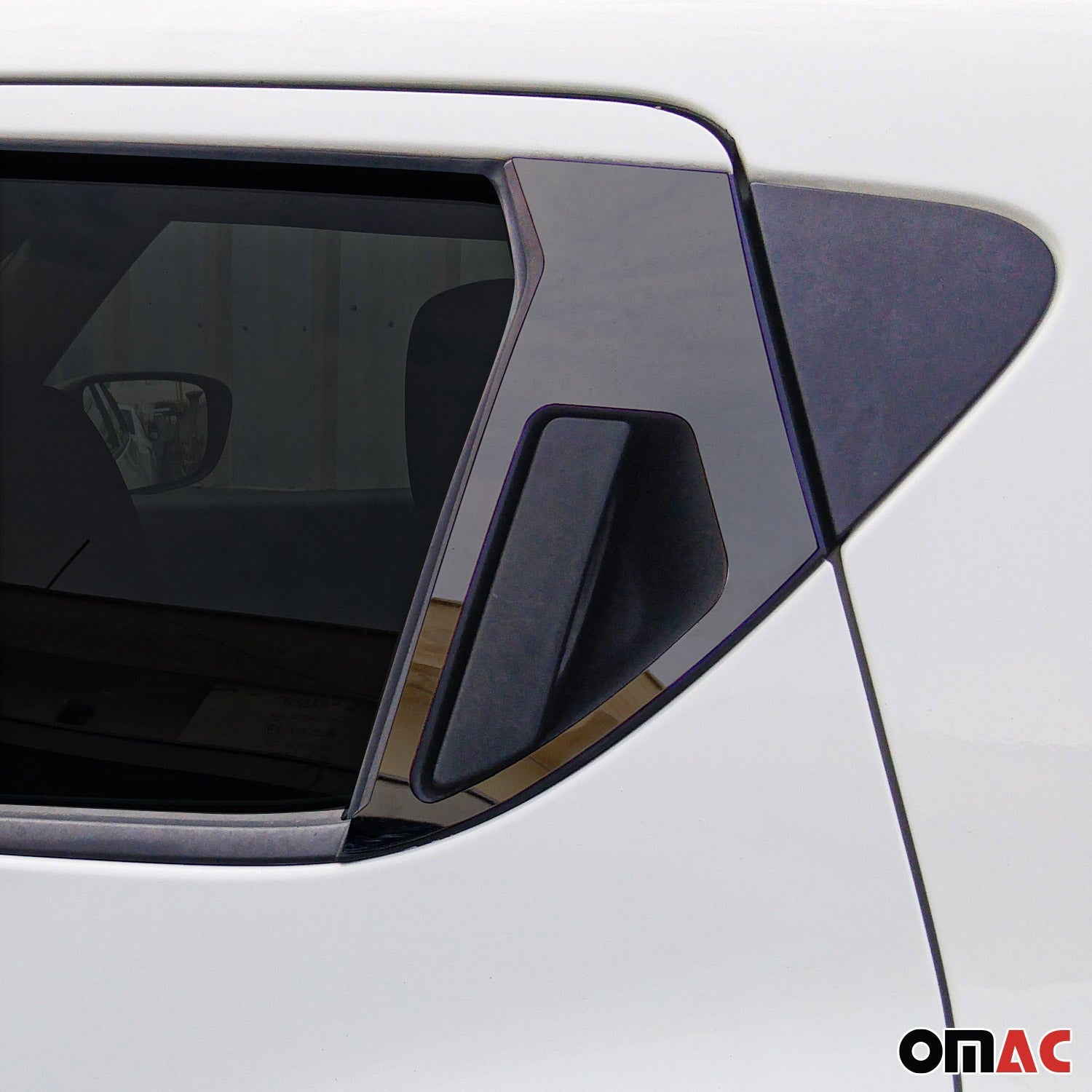 2011-2017 Nissan Juke Window B Pillar Posts Door Trim Cover Stainless Steel Dark 6x