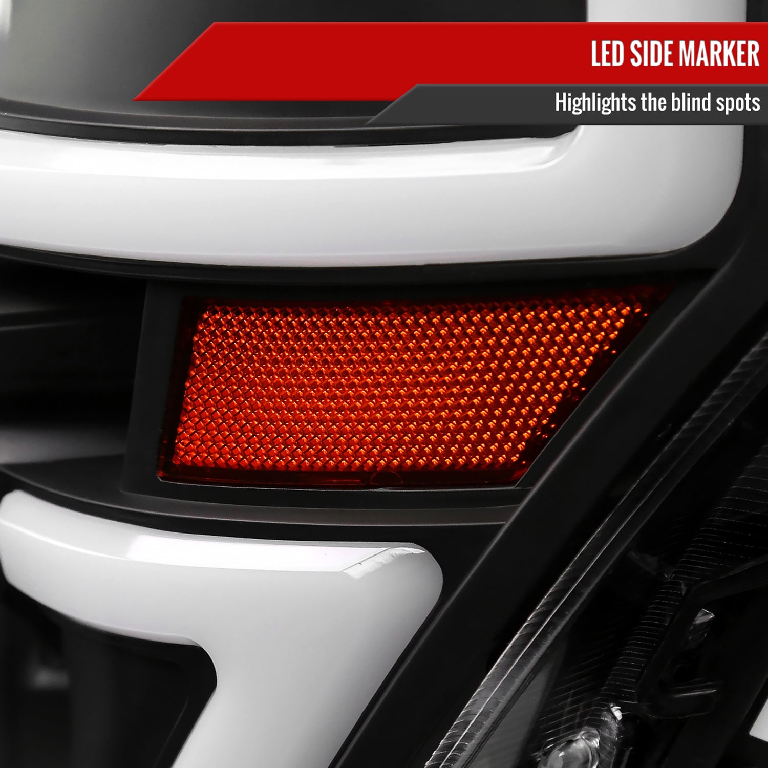 2009-2014 Ford F-150 Sequential LED Turn Signal Projector Headlights Black