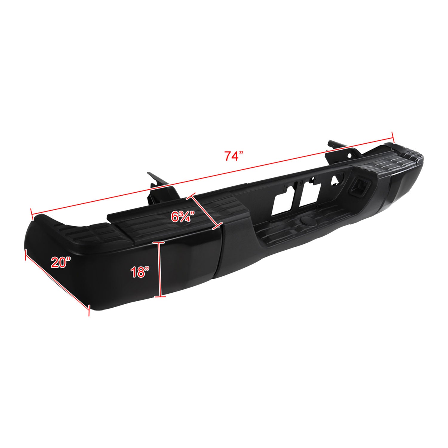 2014-2018 Toyota Tundra Steel OEM Replacement Rear Step Bumper License Lamp