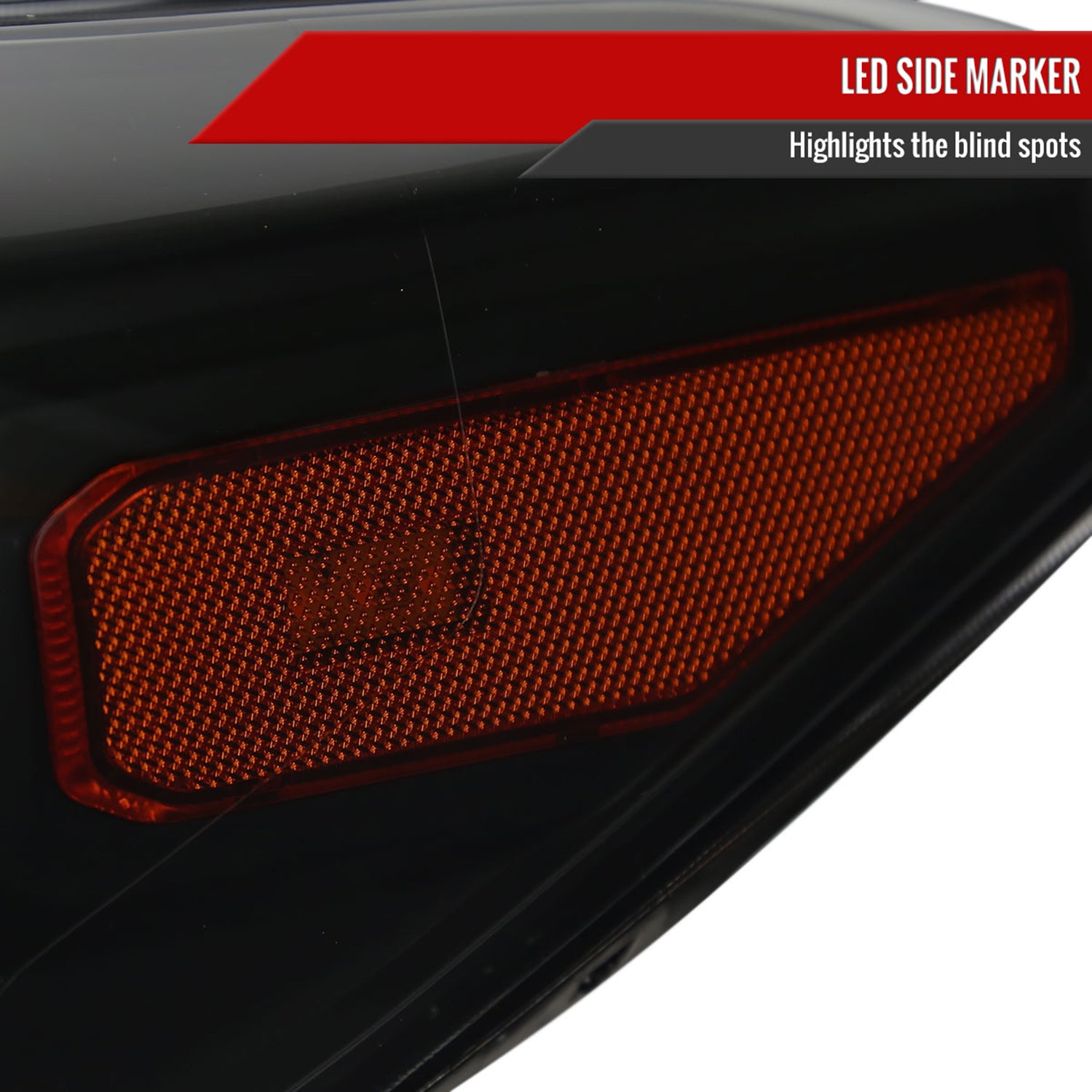 2016-2023 Toyota Tacoma Sequential LED Bar Projector Headlights Black/Smoke