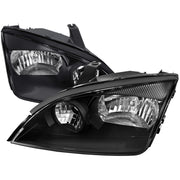 2005-2007 Ford Focus Factory Style Headlights Matte Black Housing/Clear Lens