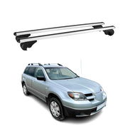2003-2006 Mitsubishi Outlander Roof Rack Cross Bars Silver