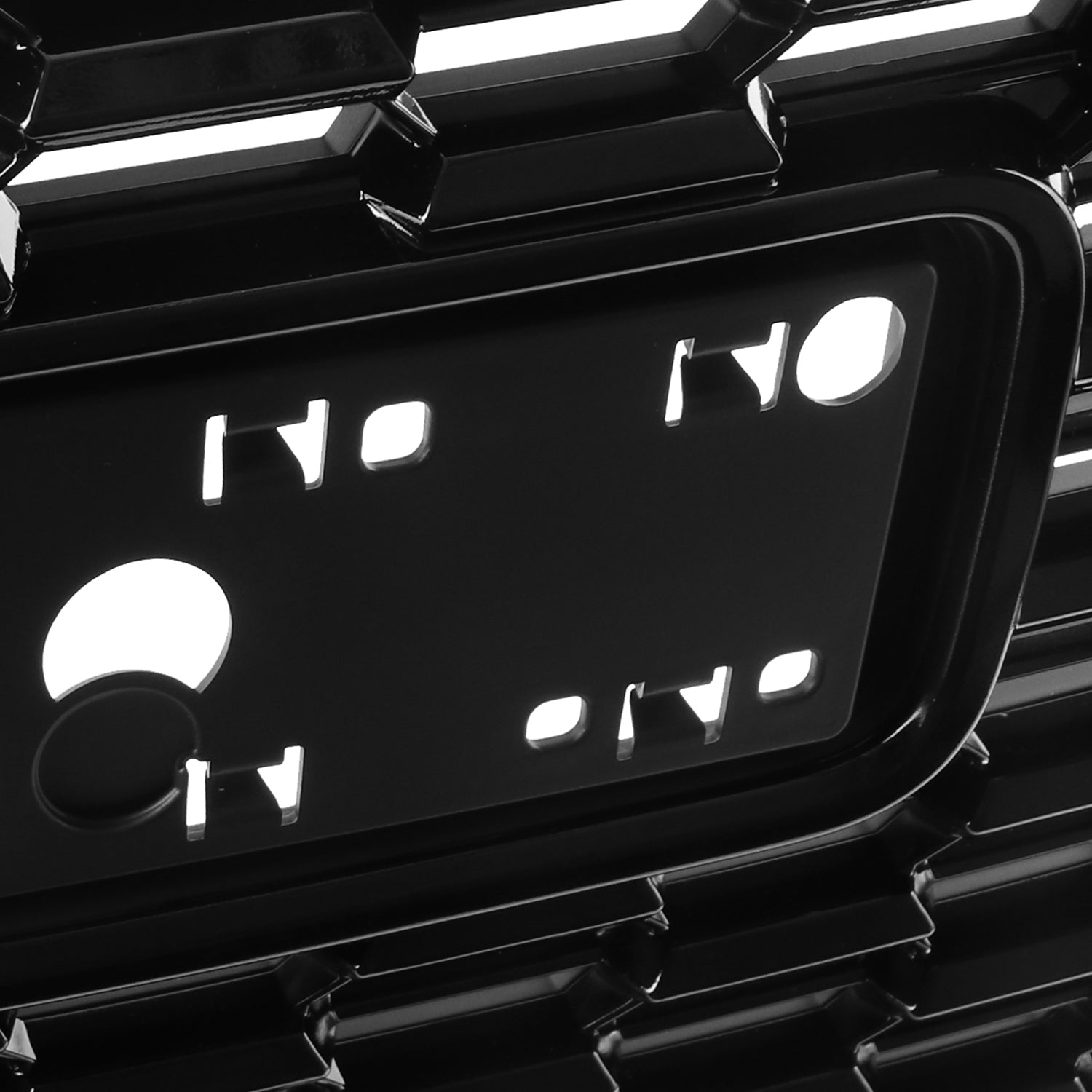 2021-2023 GMC Yukon/Yukon XL Denali Style Front Glossy Black Mesh Grille