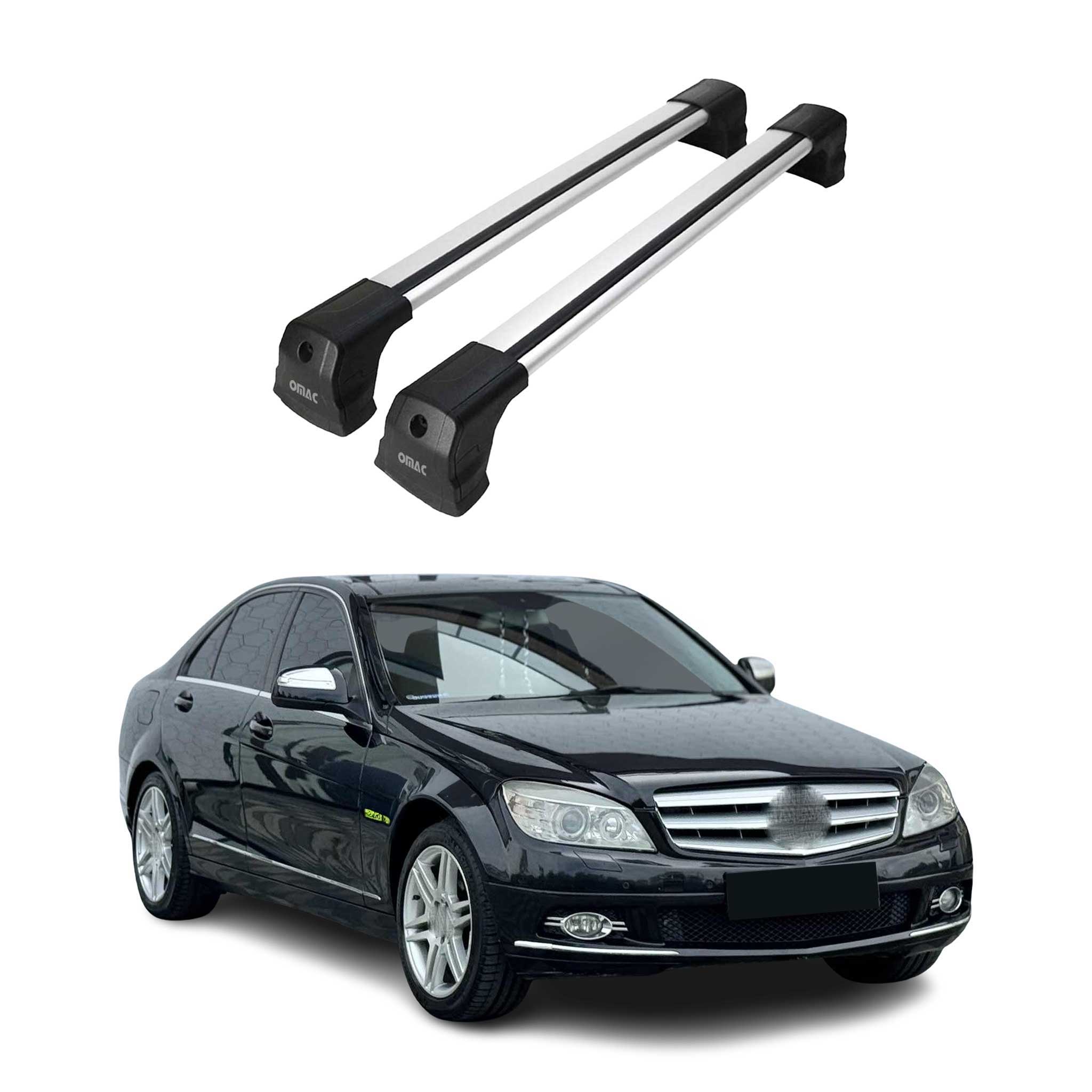 2008-2014 Mercedes C Class C250/C300/C350 SD Fix Points Roof Racks Cross Bar