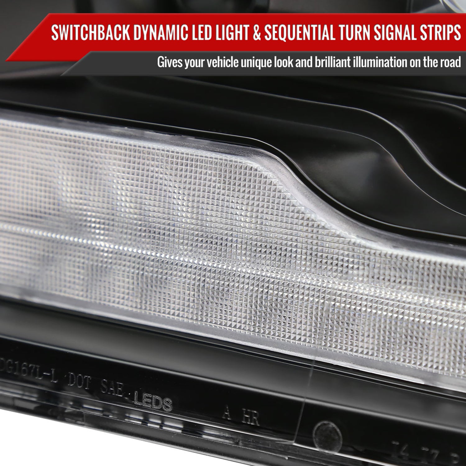 2009-2018 Dodge RAM 1500 RAM Classic / RAM 2500 3500 Full LED Headlights Black