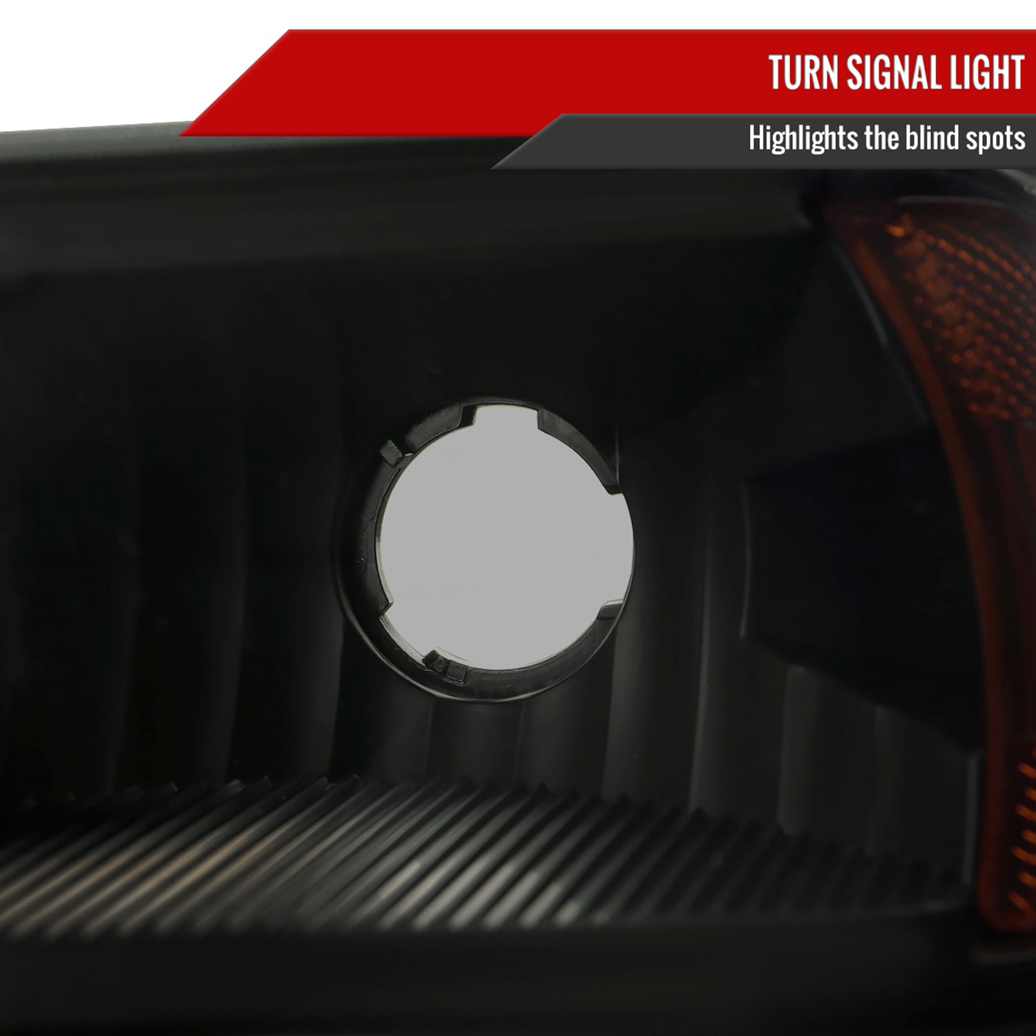 2004-2012 Chevy Colorado/Canyon/ I-Series Headlights&Corner Lights Matte Black