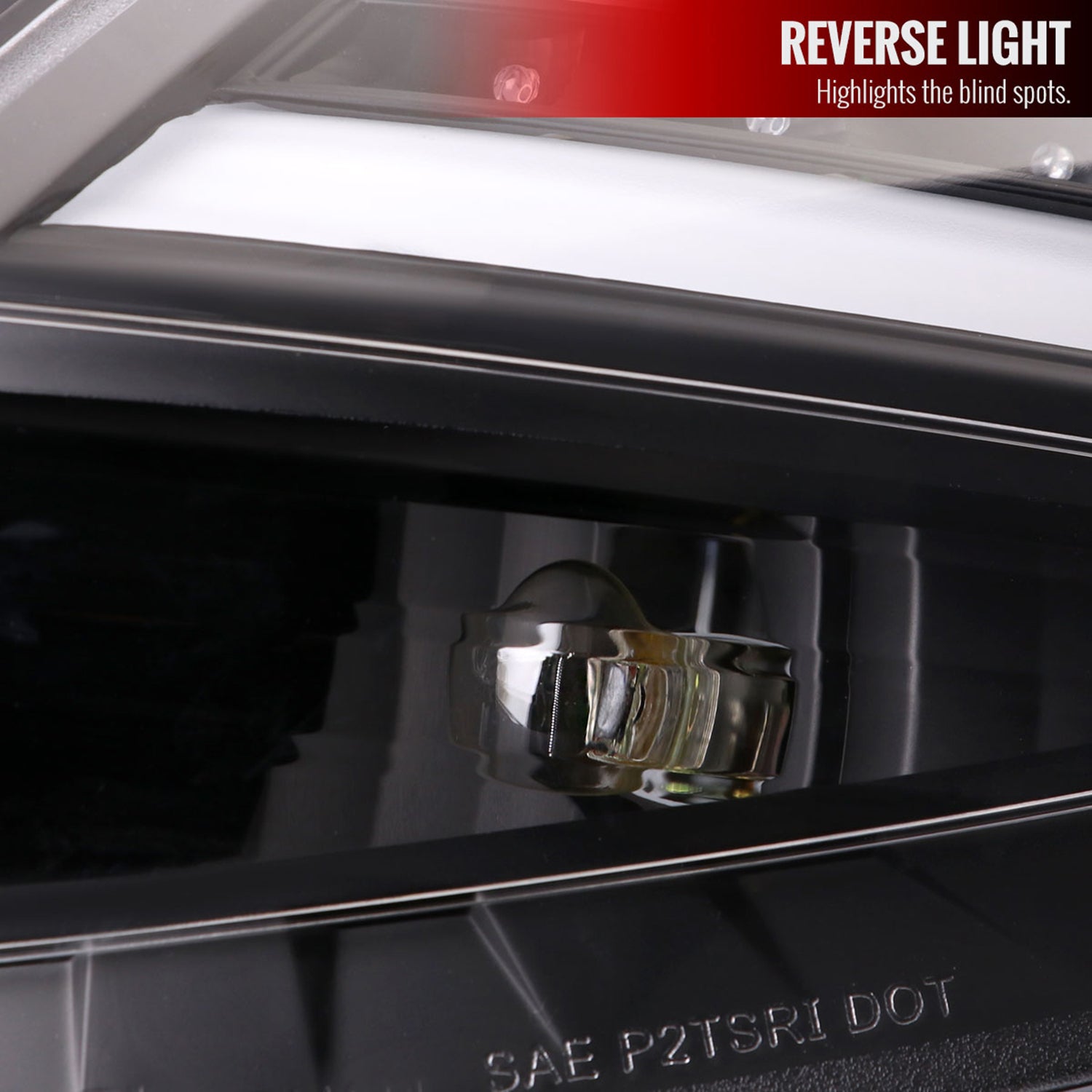 2014-2019 Ford Fiesta Hatchback LED Bar Tail Lights Matte Black/Clear Lens