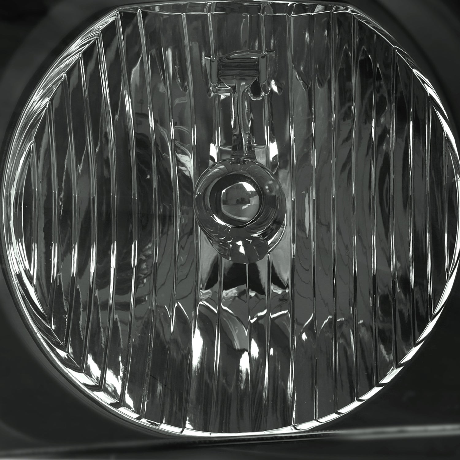 2005-2009 Ford Mustang Factory Style Headlights Matte Black/Light Smoke Lens