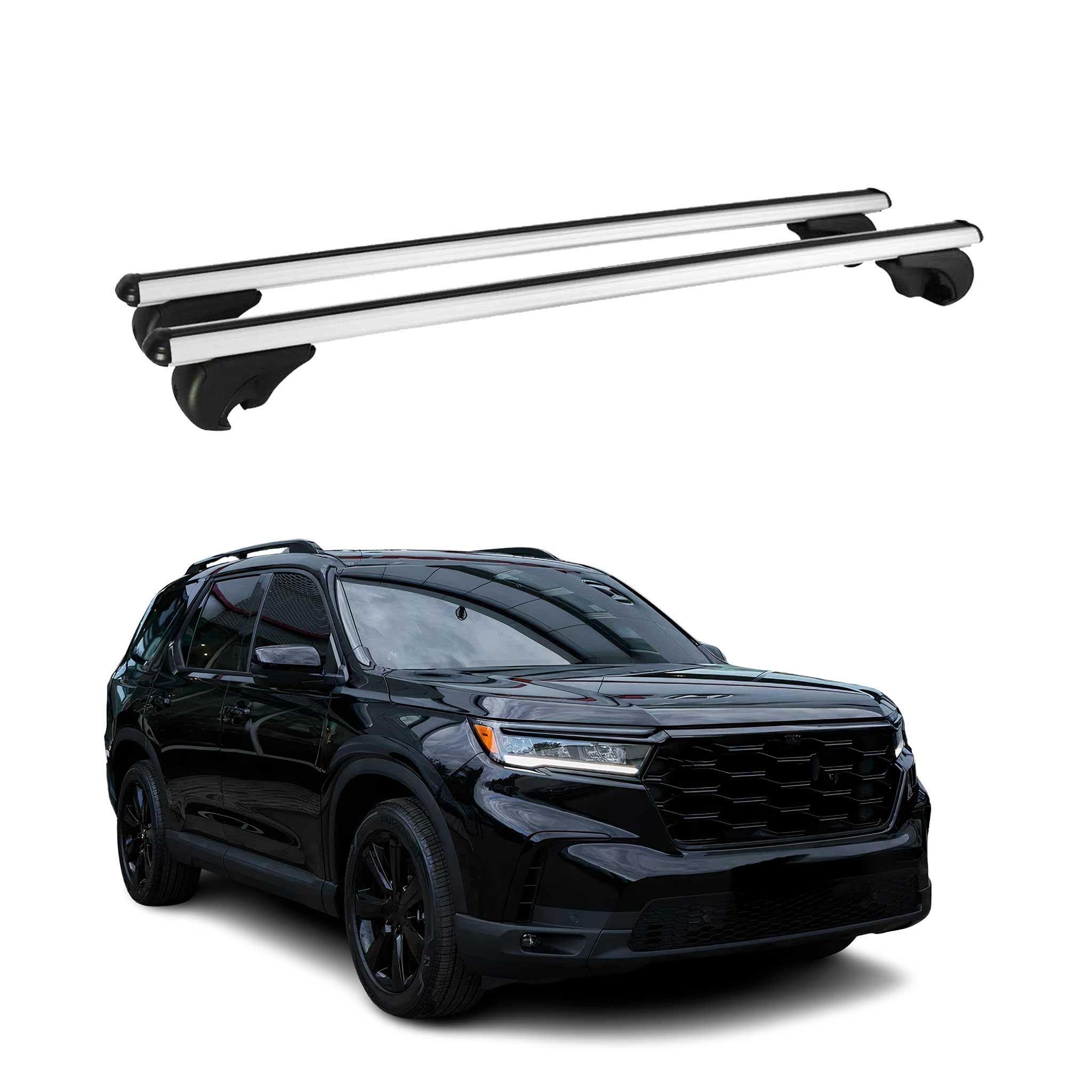 2023-2025 Honda Pilot Roof Rack Cross Bars Silver