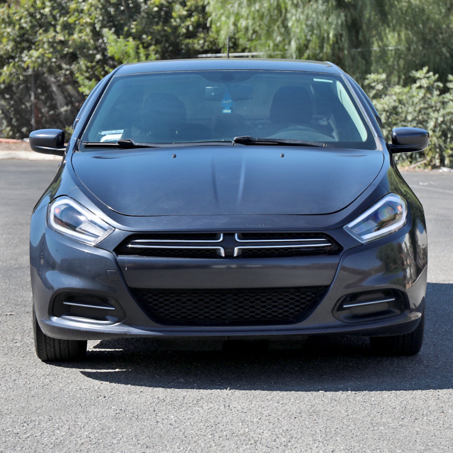 2013-2016 Dodge Dart Sequential Animated LED Bar Projector Headlights Black